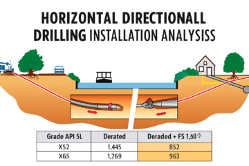Analisis Horizontal Directional Drilling (HDD) dan Perhitungan Allowable Pull Force API 5L dengan Derating