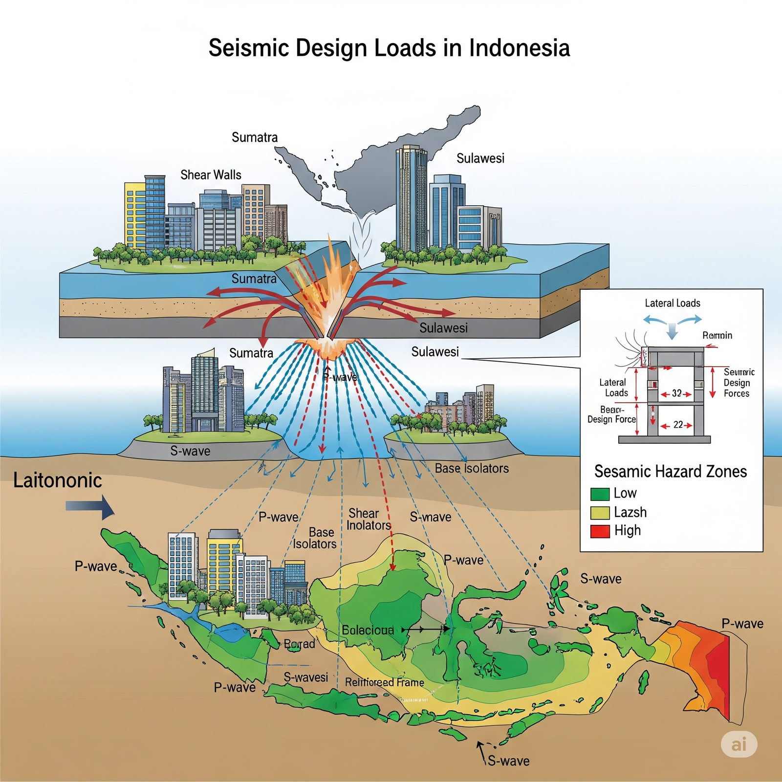 Cara Mencari Beban Seismik Desain Berdasarkan SNI 1726 dan Spektra Desain Indonesia