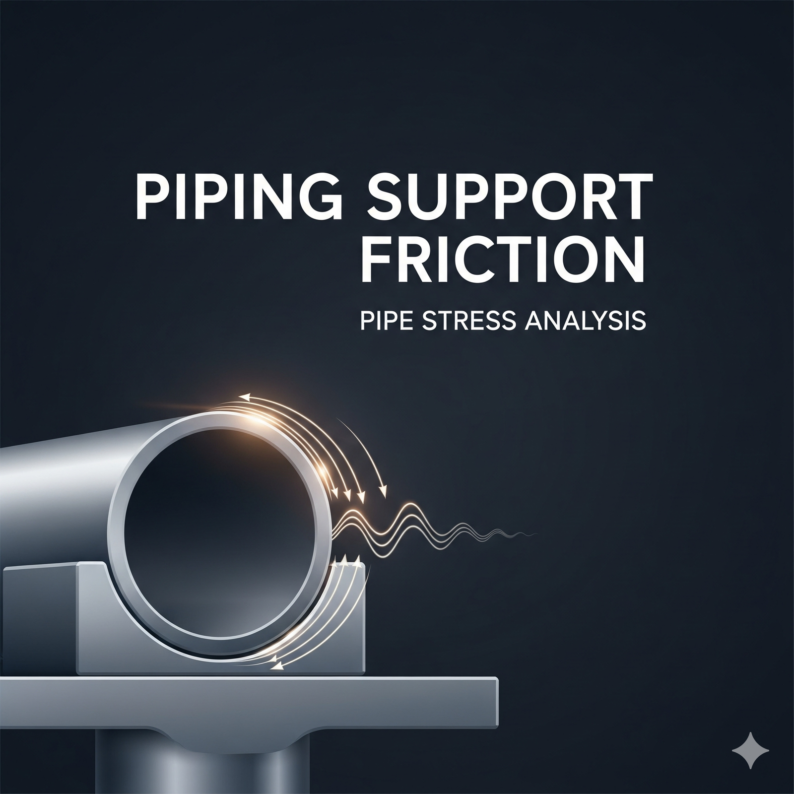 Support Friction pada Pipa untuk Pipe Stress Analysis: Konsep & Panduan Praktis