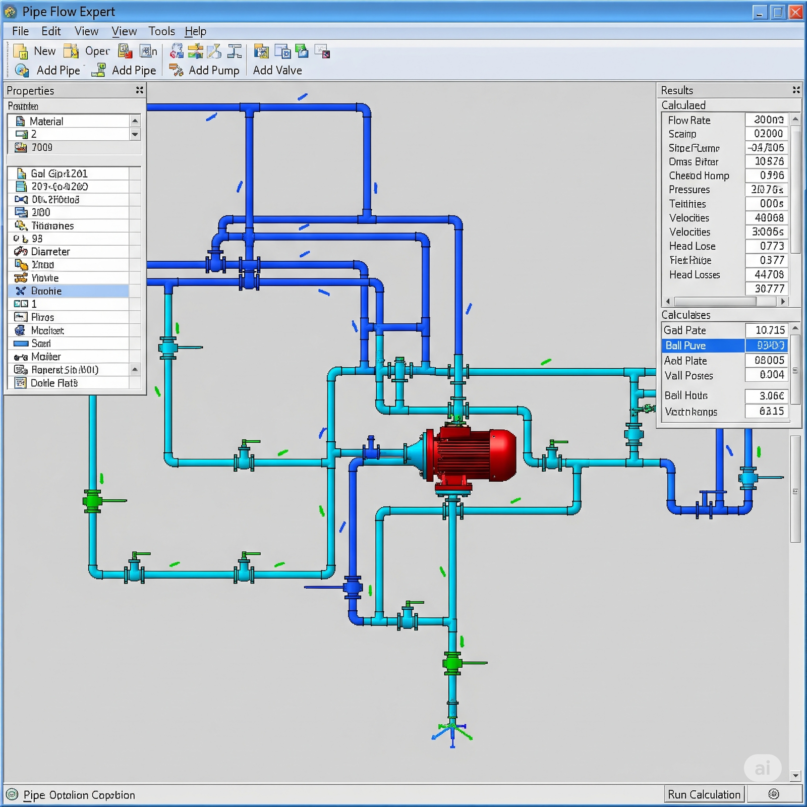 Jasa layanan rekayasa (engineering) untuk perhitungan pompa (pump)