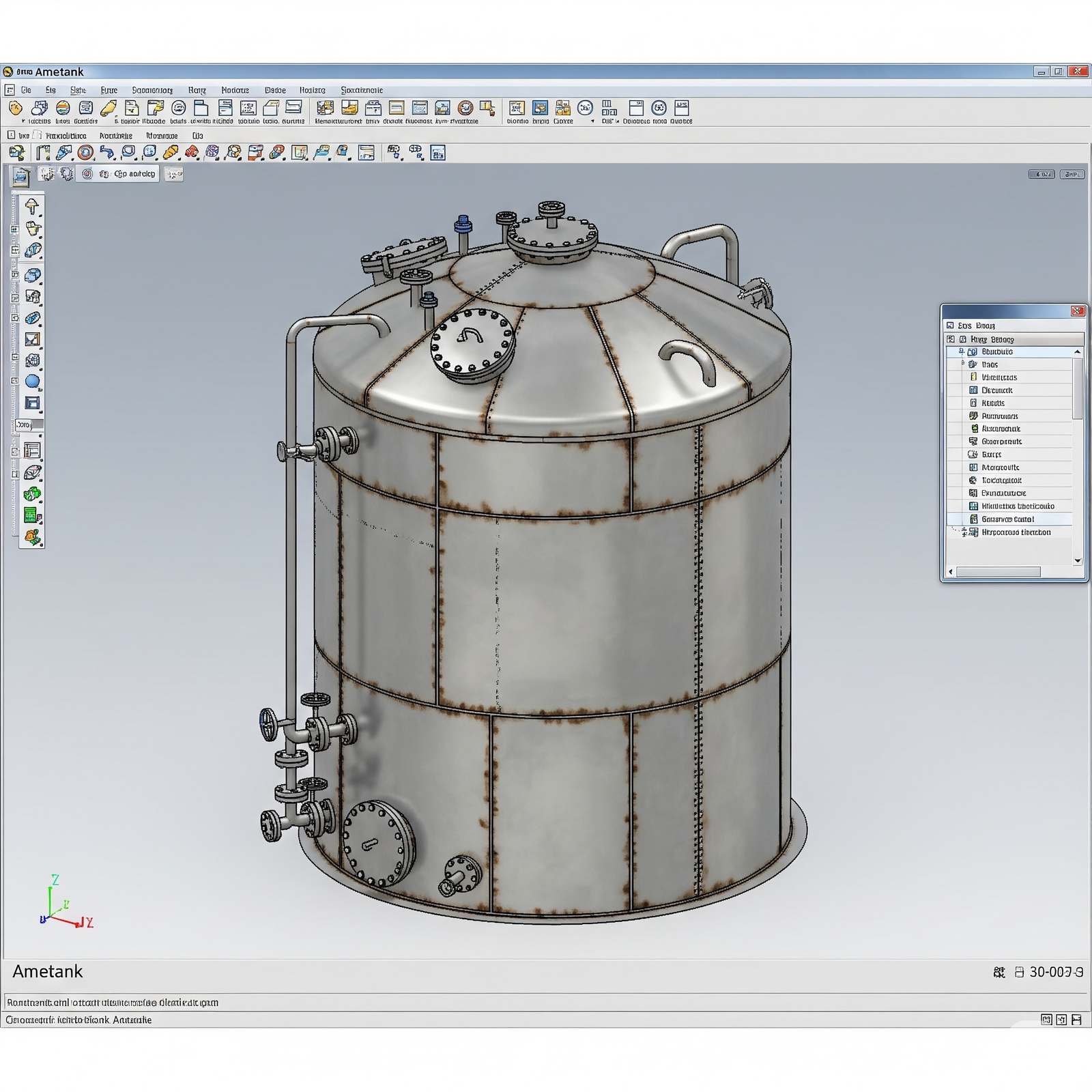 Jasa layanan rekayasa (engineering) untuk perhitungan tangki timbun (storage tank)